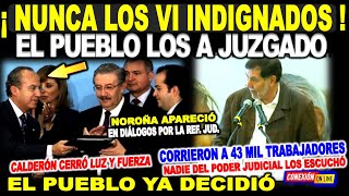 ¡Apareció Noroña Frente a jueces del Pod Jud quotNo los vi indignados por despido en Luz y Fuerza Mx [upl. by Philip496]