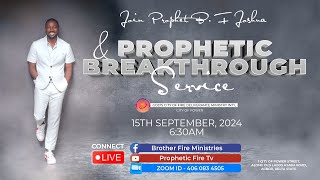 Prophetic and Breakthrough Service  With Prophet BF Joshua  15th September 2024 [upl. by Yalcrab]