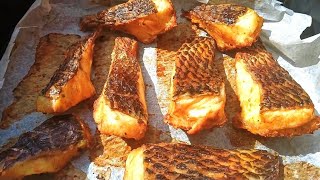 PEIXE ASSADO NA AIRFRYER sem grudar [upl. by Blockus]