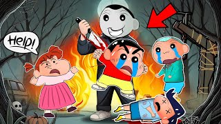 Micheal Myers Bully Shinchan In DBD 😱  Bochan Became Killer 🔪  Shinchan Playing Dead By Daylight 😂 [upl. by Cece]