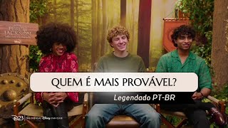 Elenco de Percy Jackson  Quem é mais provável Legenda PTBR [upl. by Bea]