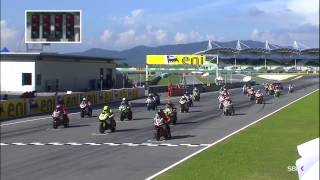 2014 WSBK Sepang  Race 2 highlights [upl. by Anitsyrc]