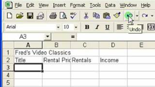 Microsoft Excel Tutorial for Beginners 2  Get Started [upl. by Oludoet705]