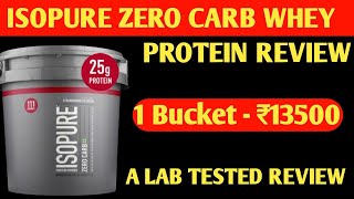 Isopure Zero Carb Whey Protein Review with Lab Report  Insane fitness [upl. by Teresina]