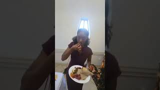 First Time Eating Ethiopian Raw Meat 😋 ethiopia rawmeat viral culture funny ethiopianfood [upl. by Aserat]