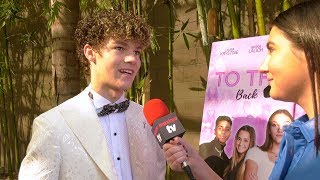 Hayden Summerall Interview quotTo The Beat Back 2 Schoolquot Premiere Red Carpet [upl. by Barron]