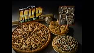 Godfathers Pizza commercial from 1997 [upl. by Aenotna]