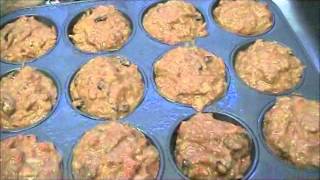 Low Cholesterol Cooking Morning Glory Muffins lower calorie [upl. by Eitirahc361]