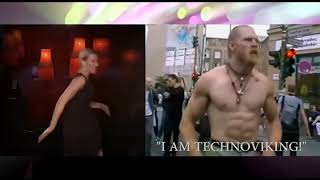 Technoviking vs Freestyle Dance Teacher Dance Off [upl. by Chema124]