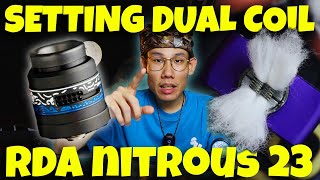 TUTORIAL BUILD DUAL COIL RDA NITROUS 23 [upl. by Herminia722]