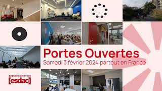 Portes Ouvertes ESDAC  Ecole de Design [upl. by Essilrahc573]