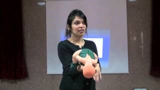 Hindi First Aid Training on Choking Baby English with Hindi Translation [upl. by Lienhard]