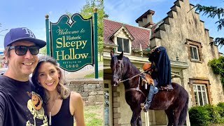 Sleepy Hollow New York All Things Headless Horseman amp Halloween  Grave amp Home of Washington Irving [upl. by Relyhs166]