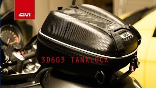 GIVI 3D603 Tanklock  Installation and quick overview [upl. by Nap]