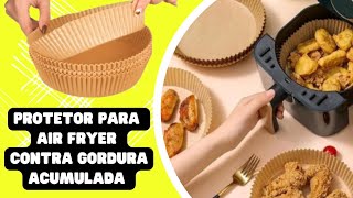 COMO MANTER SUA AIR FRYER SEMPRE LIMPA COM FORRÓ ANTI GORDURA [upl. by Worsham533]