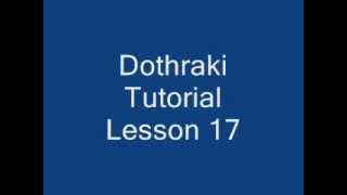 Dothraki Tutorial Lesson 17  Numbers 110 [upl. by Emmie548]