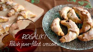 How to make Rogaliki Polish jam filled pastries [upl. by Lorin257]