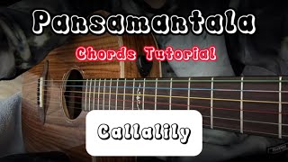 Pansamantala  Callalily Acoustic Chords Tutorial [upl. by Zonda438]