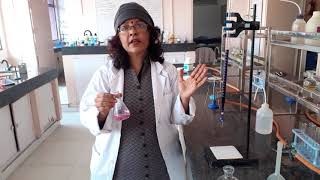 KMnO4 Vs Oxalic acid Titration class 12 by Seema Makhijani Chemistry Practicals PROCEDURE [upl. by Ojiram]