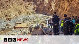 Flooding kills more than 20 in Morocco and Algeria  BBC News [upl. by Muiram]