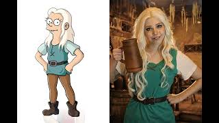 Characters from Disenchantment in REAL LIFE  cosplay [upl. by Nema241]