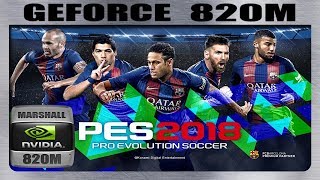 PES 2018 GAMEPLAY GEFORCE 820M 2GB [upl. by Llehsad]