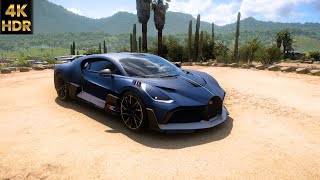 1500 Hp Bugatti Chiron 🔥 Forza Horizon 5  Check Top Speed  No Commentary  4KUHD60FPS [upl. by Leak]