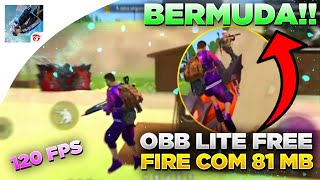 😡🔥OBB LITE FREE FIRE COM 81 MB  GRÁFICO DE MINECRAFT ATUALIZADO 2023 [upl. by Anon]