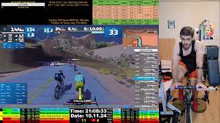 Zwift Cycling Workout Live Stream 10112024 zv [upl. by Eeniffar129]