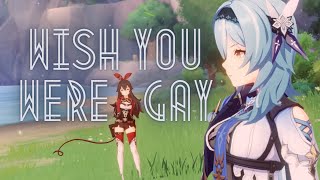 Wish you were gay  Genshin Impact eulamber xiaother chilli beiguang kaeluc rannett xingyun [upl. by Nauht]