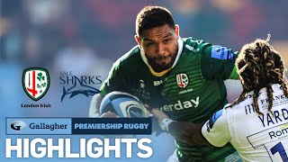 London Irish v Sale  HIGHLIGHTS  INCREDIBLE Late Drama  Gallagher Premiership 202122 [upl. by Myrtie]