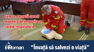 Cum se face corect manevra de resuscitare cardiorespiratorie [upl. by Henrik]