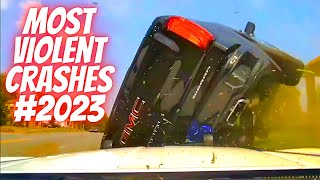 Unbelievable 2023 Car Crashes Shocking Dashcam Footage You Cant Miss [upl. by Alves]