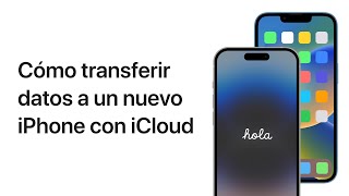 Cómo transferir datos a un nuevo iPhone  Soporte técnico de Apple [upl. by Idden392]