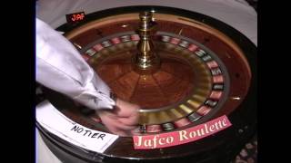 Roulette Dealer Spins Preselected Number Sections [upl. by Camilia]