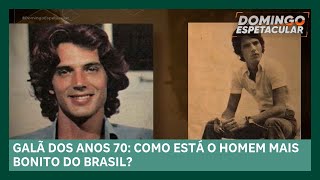 Galã dos anos 70 Veja como esta hoje o ator Pedro Aguinaga em entrevista ao Domingo Espetacular [upl. by Eniretak601]