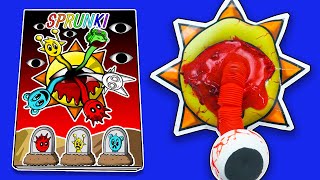 Making INCREDIBOX SPRUNKI Game Book 📚 ➕ Mr Sun Horror Sprunki Squishy Surgery DIY 소닉 테이프 [upl. by Abita]