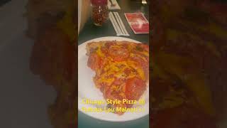 Chicago style pizza  the Famius Lou Malnatis [upl. by Lewak]