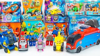 Paw Patrol Unboxing Collection Review  Aqua pups Rubble Hammerhead Vehicle Mission Cruiser  ASMR [upl. by Garfield]