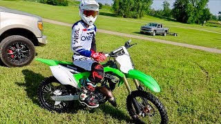 I LOVE THIS KX125 TWO STROKE Raw 2Stroke [upl. by Ahsikan648]