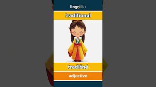 🇬🇧🇸🇰 traditional  tradičné  vocabulary builder  learn English  naučme sa anglicky [upl. by Glick]