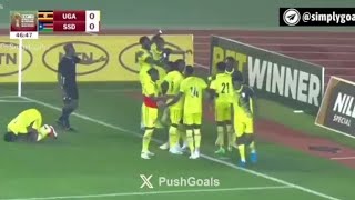 Bevis Mugabi Goal Uganda vs South Sudan 10 Goals and Highlights Africa Cup of Nations [upl. by Cross]