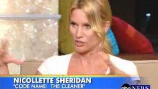 Nicollette Sheridan on quotCode Name The Cleanerquot [upl. by Wilinski928]