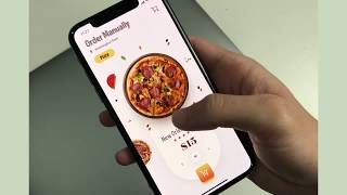 Pizza order system React Native App [upl. by Brier]