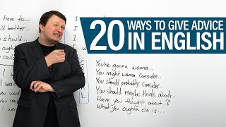 20 ways to give advice in English [upl. by Kealey]