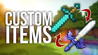 How to Easily Add Custom Items into Minecraft [upl. by Aicemed983]