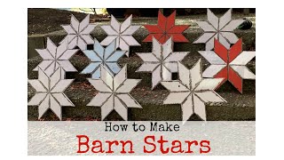 DIY Wood Art  Mini Barn Quilt Star [upl. by Olecram596]