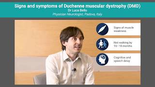 Signs and symptoms of Duchenne muscular dystrophy DMD [upl. by Niboc]