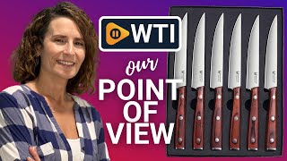 WALLOPTON Steak Knives Set  POV  Would you buy it [upl. by Somar338]