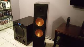 RF 7 klipsch speakers third gen how they sound with music [upl. by Atneciv]